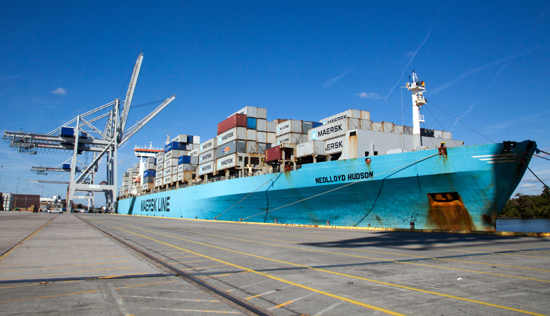 photo of a ship at the Port of Savannah