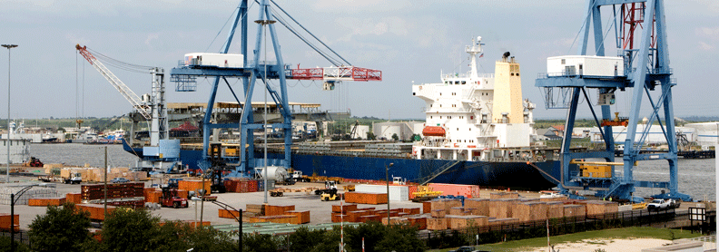 view of Mobile port