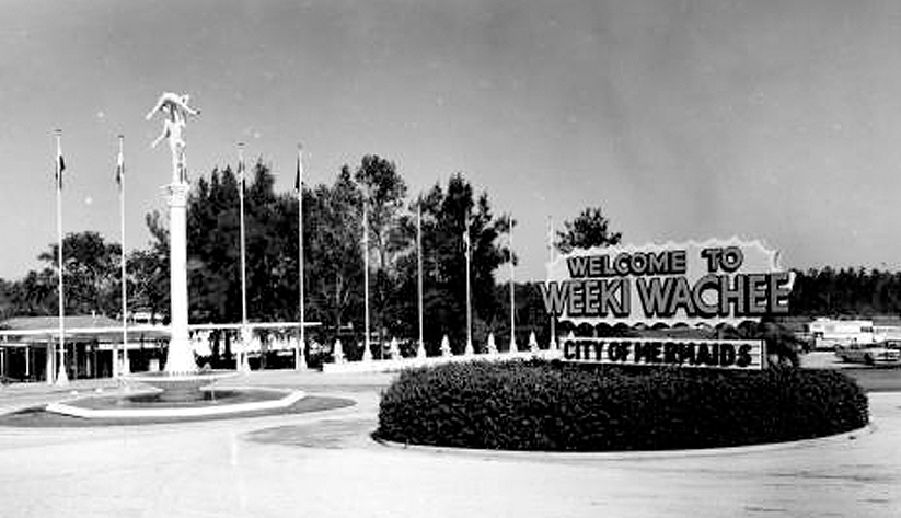 The entrance to Rainbow Springs, Florida. Photo courtesy of the State Archives of Florida's Florida Memory Project
