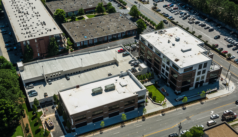 An example of one of MARTA's transit-oriented development. Photo by MARTA