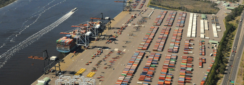 view of Jacksonville port