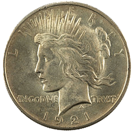 Peace Dollar front